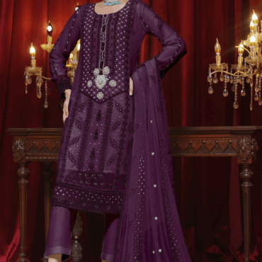 FARIA Launching New Stitched 3 Piece Embroidered Luxury Embroidered Chiffon Collection