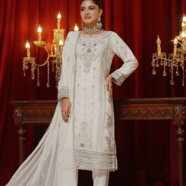 FARIA Launching New Stitched 3 Piece Embroidered Luxury Embroidered Chiffon Collection