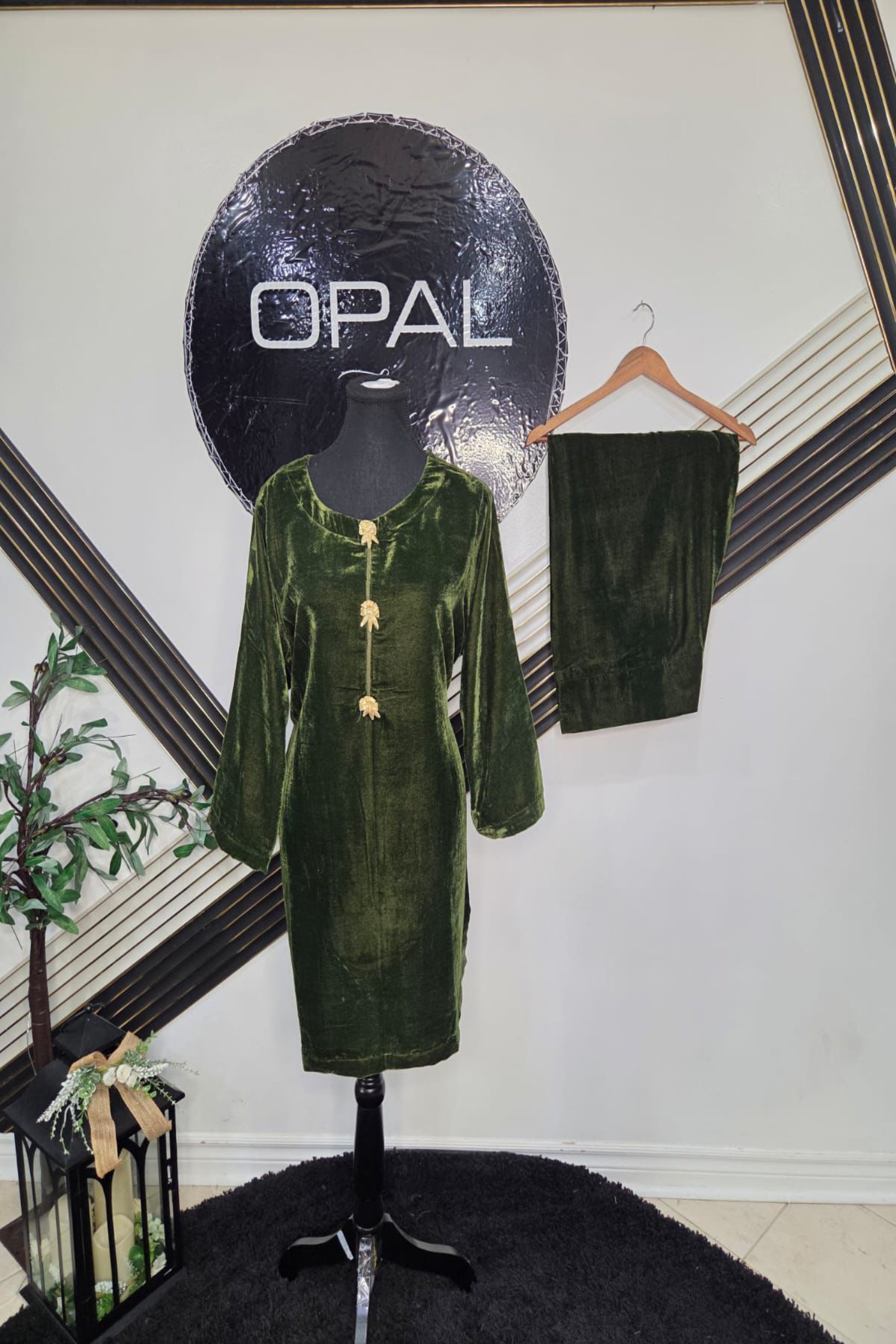 Plain Velvet Co-ord Set